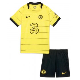 Jalkapallo Pelipaidat Chelsea Lasten Vieraspaita 2021-2022 Lyhythihainen